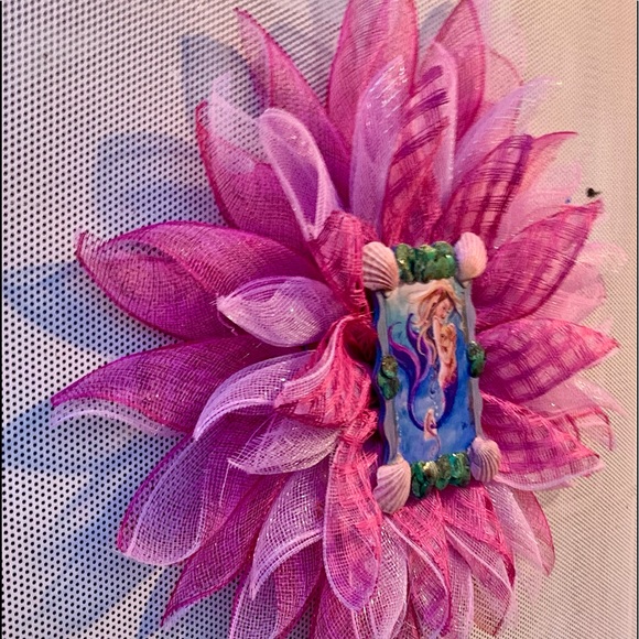 OOAK Seahorse Art / Nautical Wreath - Picture 3 of 7